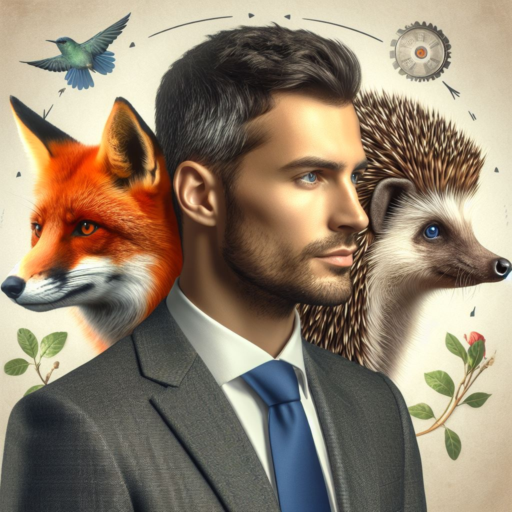Fox and hedgehog